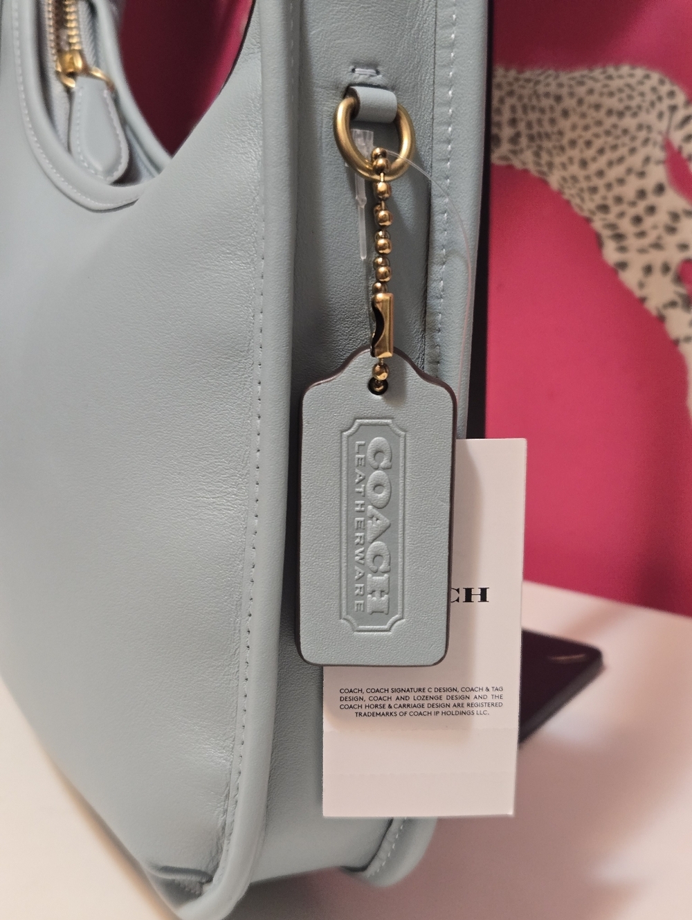 NWT Coach Curve Zip Glovetanned Leather Shoulder Bag Limited Re-edition 1997 - Picture 14 of 15